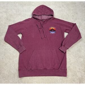 Just4Wear Snowmass Colorado Skiing Graphic Hoodie Kangaroo Pocket Size M